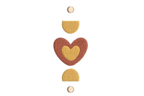Boho Celestial Heart Vertical Design Review