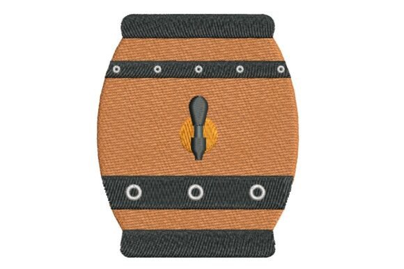 Classic Beer Keg Barrel Embroidery Design Review