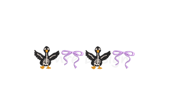 Coquette Skeleton Gooses Embroidery Review