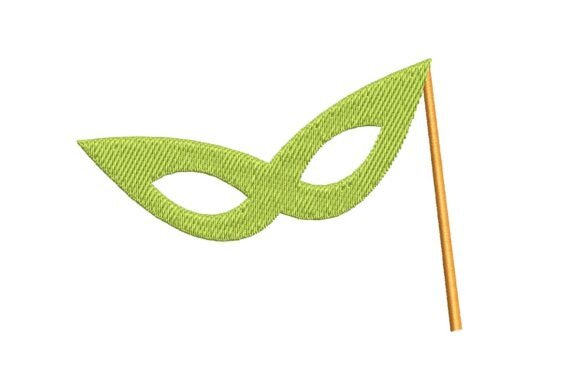 Elegant Green Masquerade Mask on a Stick Review