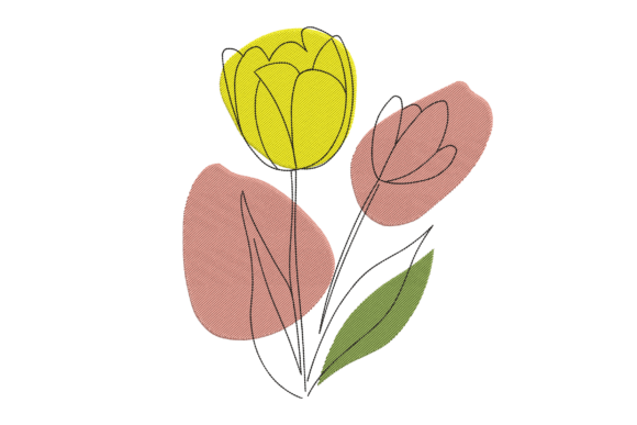 Minimal Tulip Flower Embroidery Art: A Holiday Review