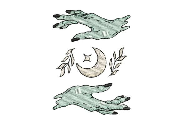 Mystical Celestial Hands and Moon Embroidery Review