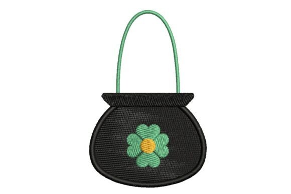 Pot of Gold with Shamrock and Handle Review