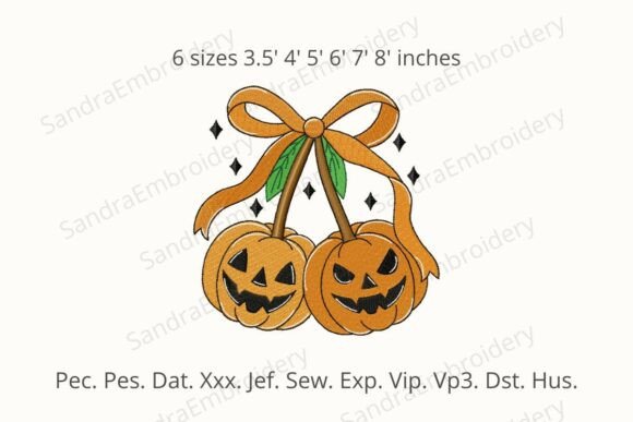 Pumpkin Cherry Coquette Embroidery Design Review