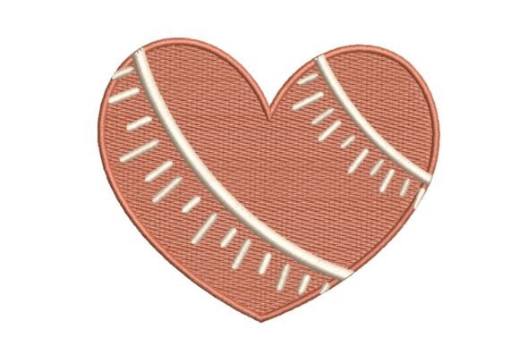 Review: Baseball Stitch Heart Embroidery Design
