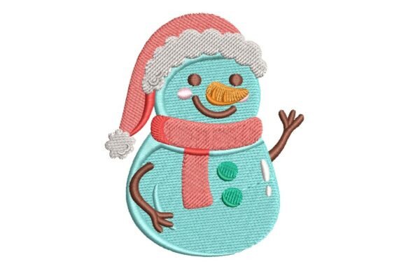 Review: Cheerful Waving Snowman Embroidery Design