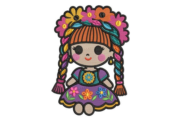 Review: Colorful Mexican Doll Embroidery for Makers