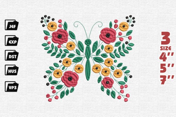 Review: Floral Butterfly Embroidery for Handmade Gifts