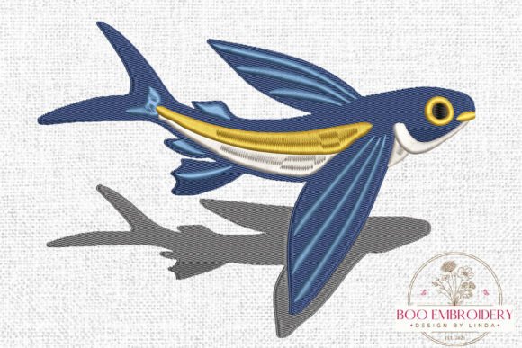 Review: Flying Fish Embroidery Design for Merch