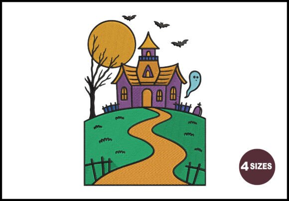 Review: Haunted House Embroidery for Craft Fairs