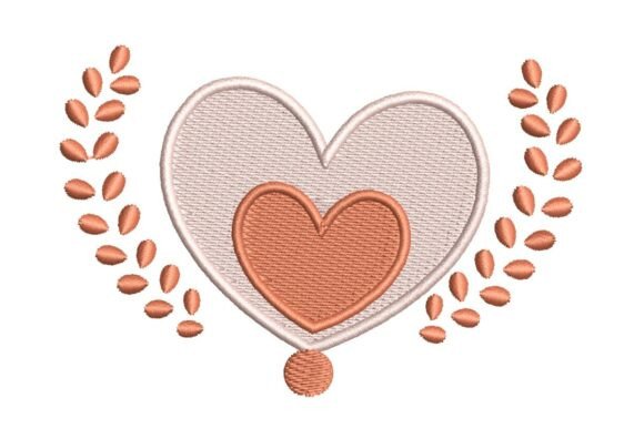Review: Heart with Laurel Wreath Embroidery Design