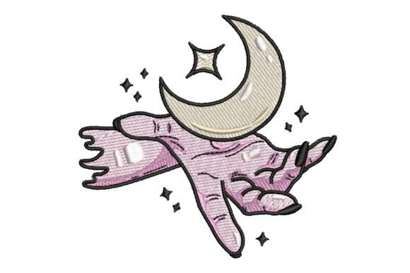 Review: Mystical Hand Holding Crescent Moon Design