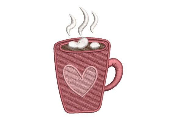 Review: Steaming Hot Cocoa Mug Embroidery Design