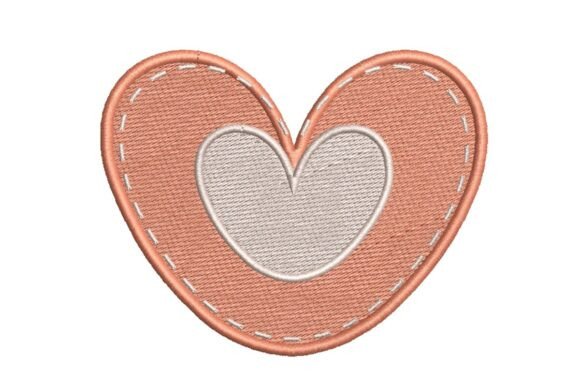 Review: Stitched Heart with Inner Heart Embroidery Design
