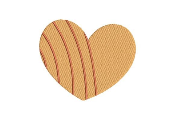 Review: Striped Golden Heart Embroidery Design