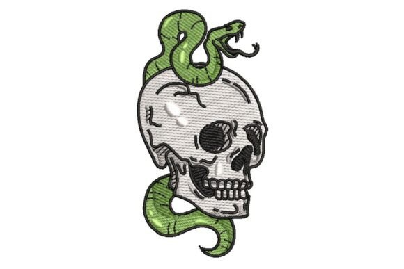 Review: Tattoo Skull & Snake Embroidery Design