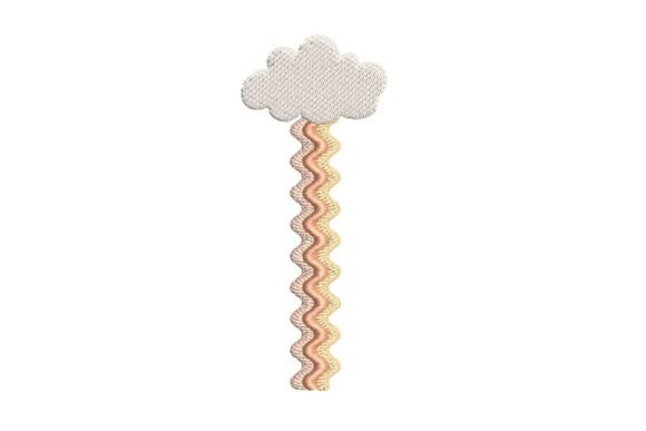 Review: Wavy Pastel Cloud Embroidery Design