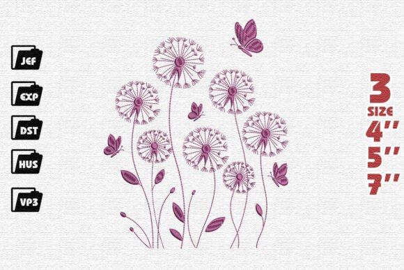 Review: Whimsical Dandelion and Butterfly Embroidery