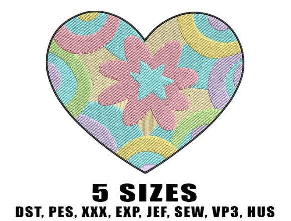 Reviewing Color Heart Embroidery Designs for Gifts