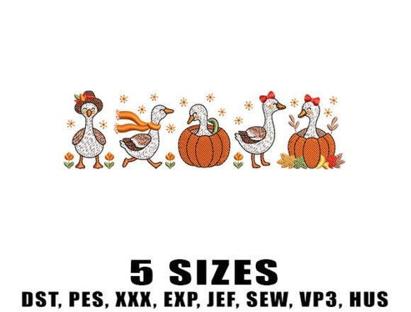 Reviewing Feelin Goosey Fall Embroidery Designs