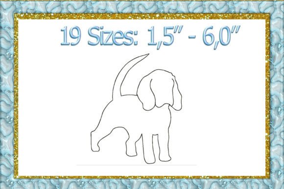 Reviewing the Beagle Outline Embroidery Design